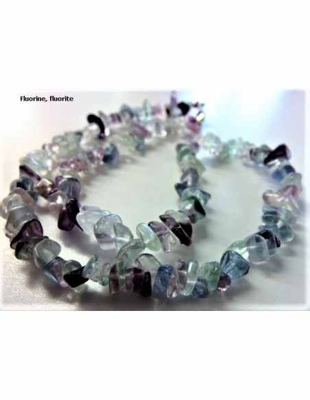 Flurorine, fluorite collier baroque Flurorine, fluorite collier baroque