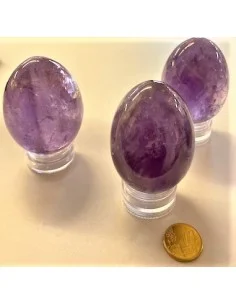 Oeuf amethyste 55 a 57mm 2