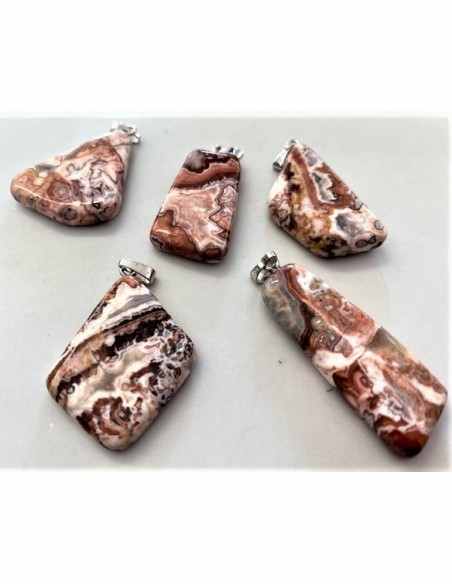 Agate crazy lace pendentif 25 a 35mm Agate crazy lace pendentif 25 a 35mm