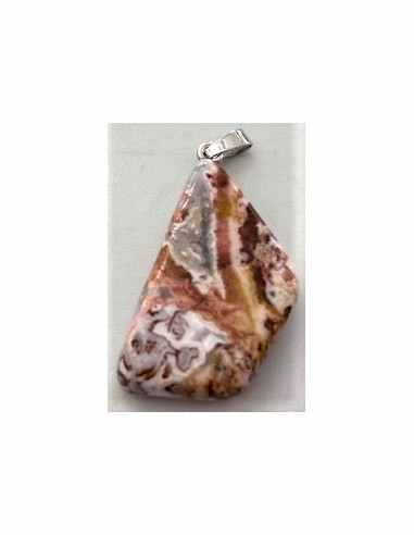 Agate crazy lace pendentif 25 a 35mm