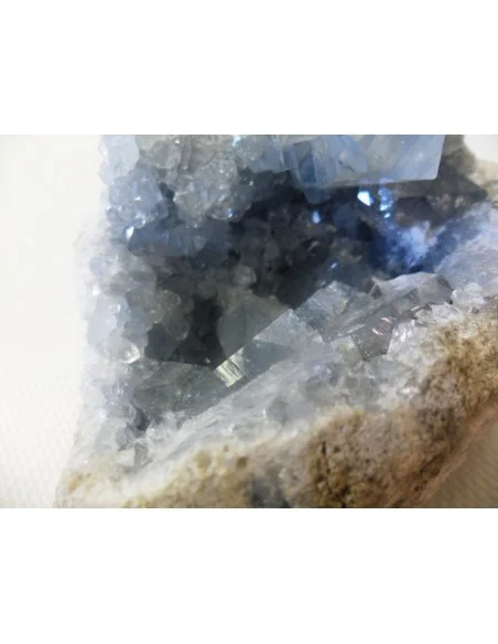 Celestite en geode Celestite en geode