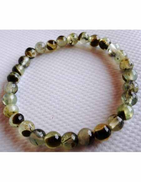 Aegyrine, phrénite bracelet 6mm