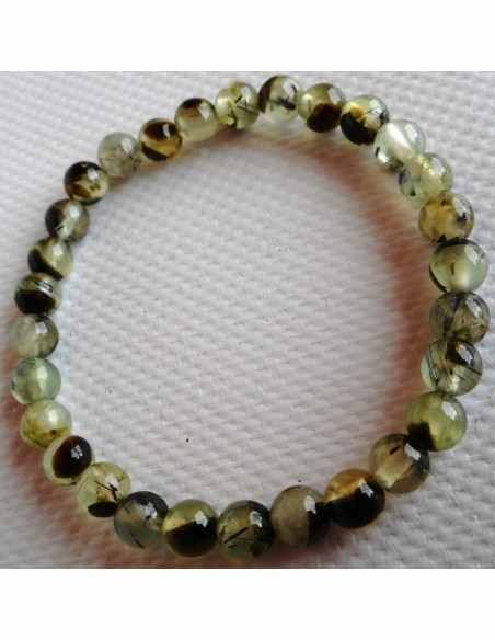 Aegyrine, phrénite bracelet 6mm