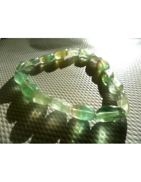 Fluorite jaune en bracelet
