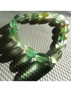 Fluorite jaune en bracelet 2