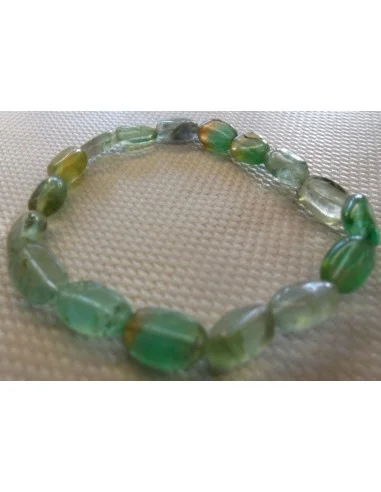 Fluorite jaune en bracelet