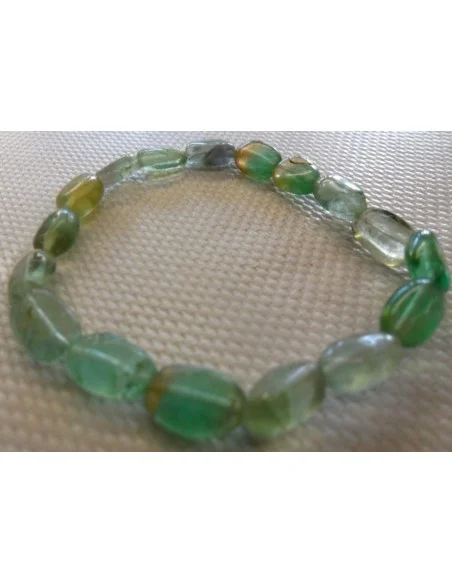 Fluorite jaune en bracelet