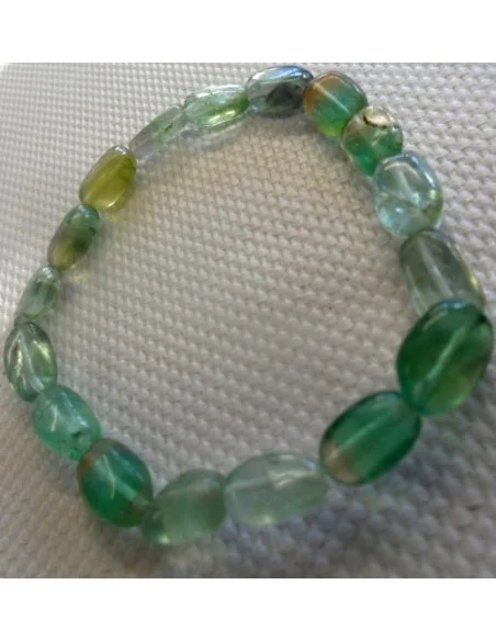 Fluorite jaune en bracelet