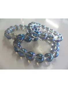 Aqua aura en bracelet