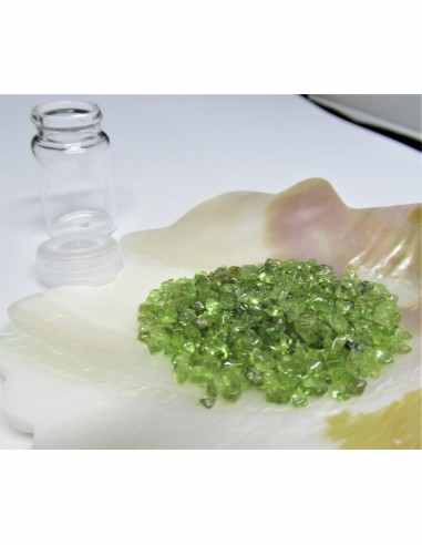 Peridot flacon petites pierres