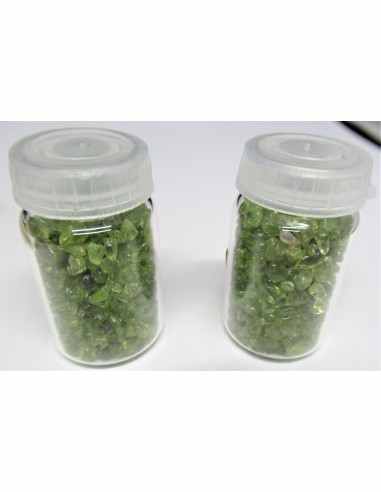 Peridot flacon petites pierres