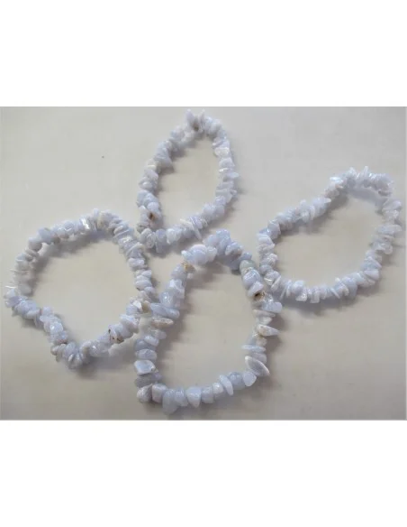 Bracelet calcedoine bleue baroque Bracelet calcedoine bleue baroque