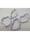 Bracelet calcedoine bleue baroque