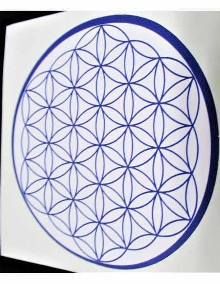 Fleur de vie chakra toisieme oeil autocollant