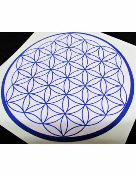Fleur de vie chakra toisieme oeil autocollant