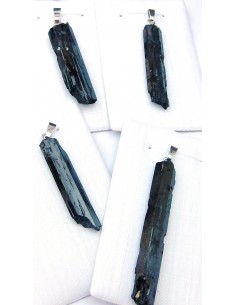 Cyanite noire pendentif 2