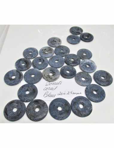 Donuts corail bleue 20mm