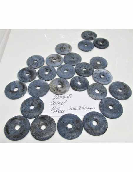 Donuts corail bleue 20mm