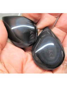 Obsidienne Oeil celeste cabochon 2