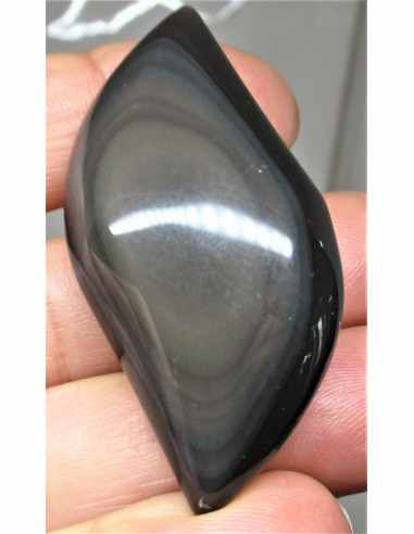 Obsidienne Oeil celeste cabochon