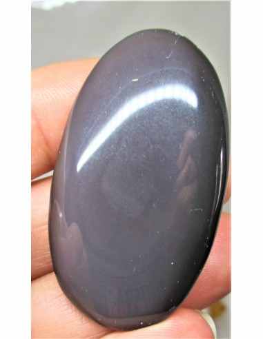 Obsidienne Oeil celeste  ovale cabochon