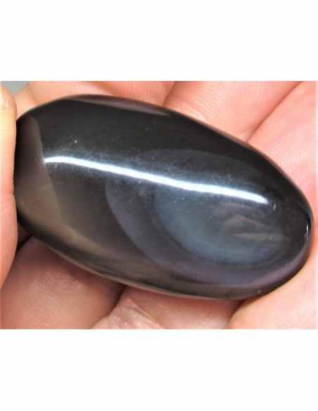 Obsidienne Oeil celeste  ovale cabochon