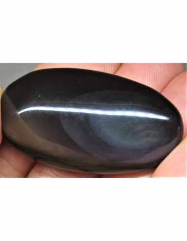 Obsidienne Oeil celeste  ovale cabochon