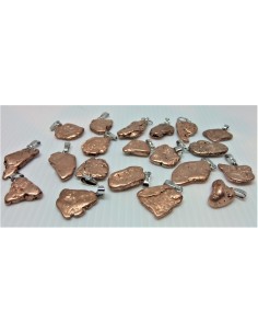 Cuivre natif pendentif 2