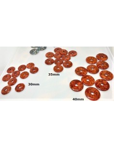 Donuts corail bleu 20mm 2