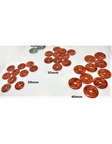 Donuts corail bleu 20mm Donuts corail bleu 20mm