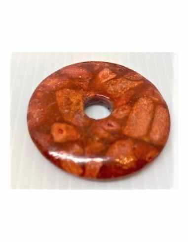 Donuts corail rouge 30mm
