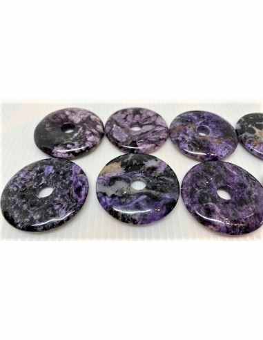 PI chinois - donuts Charoïte pendentif