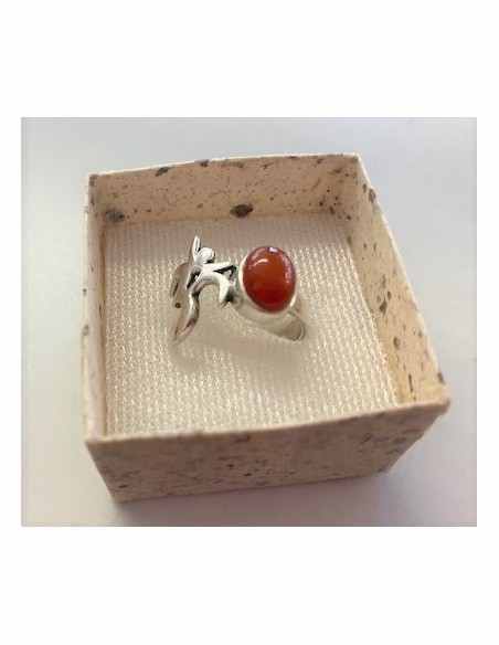 Bague OM argent malachite Bague OM argent malachite