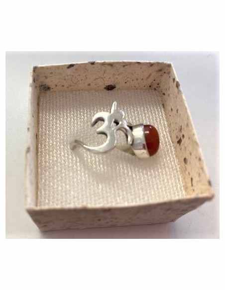 Bague OM argent malachite Bague OM argent malachite