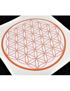 Fleur de vie chakra sacre autocollant