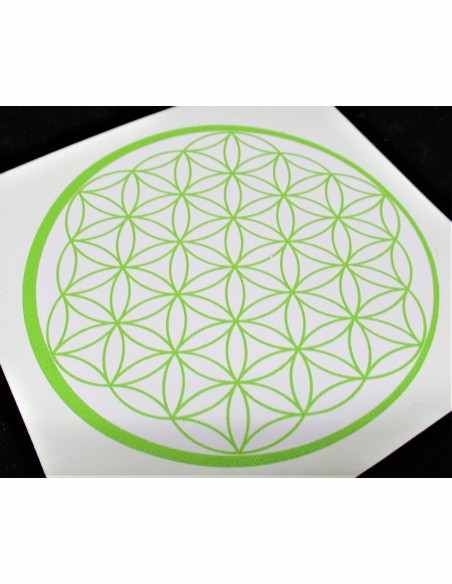 Fleur de vie chakra du coeur autocollant