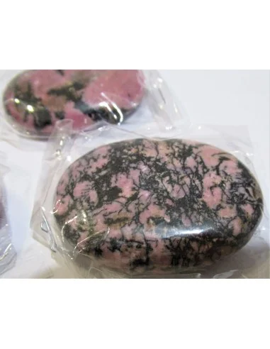 Rhodonite en forme de savon