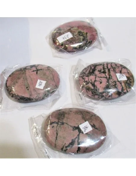 Rhodonite en forme de savon Rhodonite en forme de savon