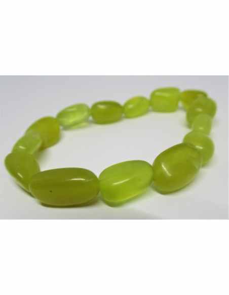 Bracelet peridot 12 a 15mm