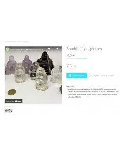 Bouddhas en pierre