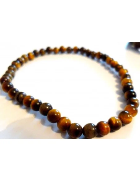 Bracelet en oeil de tigre 6mm Bracelet en oeil de tigre 6mm