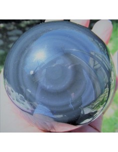 Obsidienne oeil celeste sphere 70mm