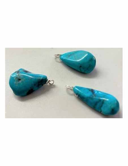 Pendentif turquoise 20 a 22mm
