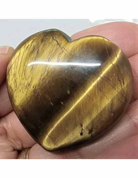 coeur en oeil de tigre