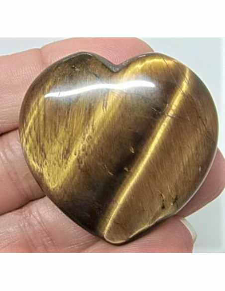 coeur en oeil de tigre