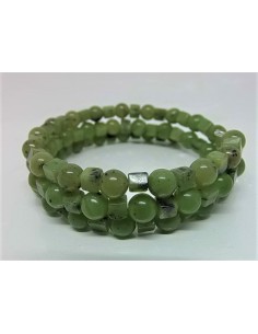 Bracelet jade 6mm et 5mm multiple 2