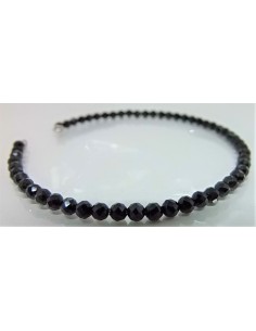 Bracelet Spinelle noire jonc