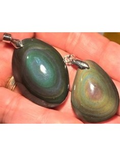 Pendentif Obsidienne Oeil Celeste
