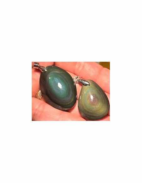 Pendentif Obsidienne Oeil Celeste