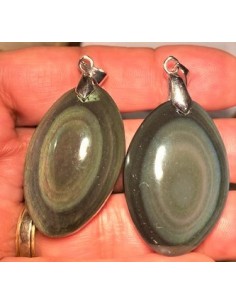 Pendentif Obsidienne Oeil Celeste 2